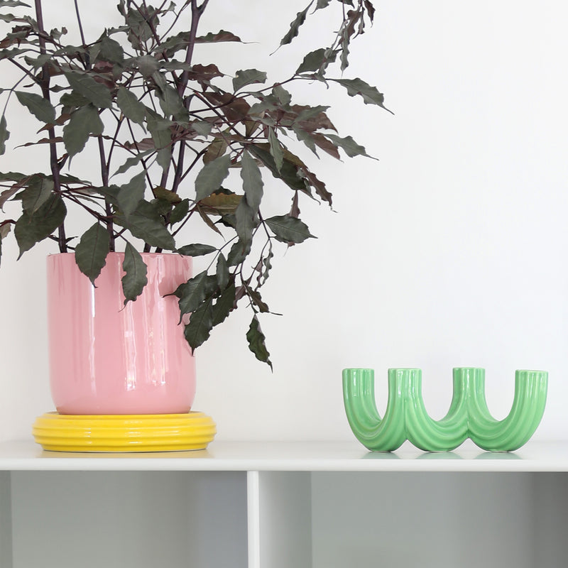 &amp;klevering - Churros Blumentopf