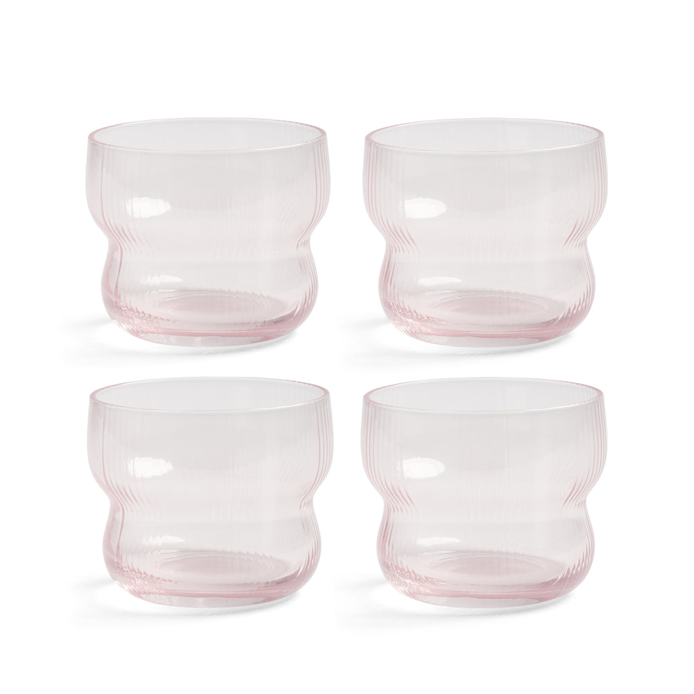 &amp;klevering - Circus Trinkglas | pink