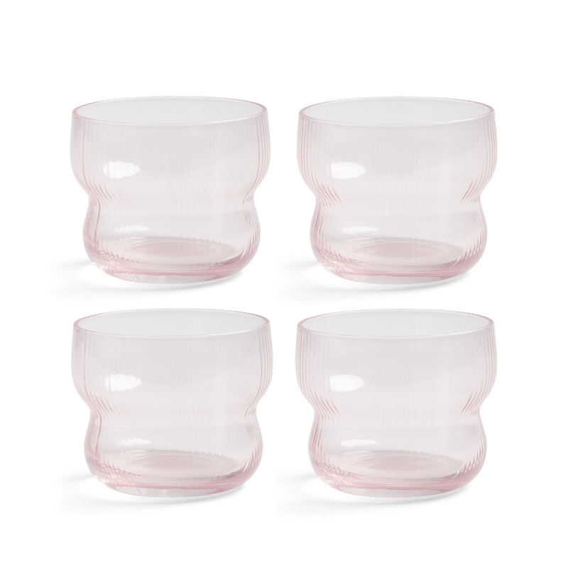 &amp;klevering - Circus Trinkglas | pink