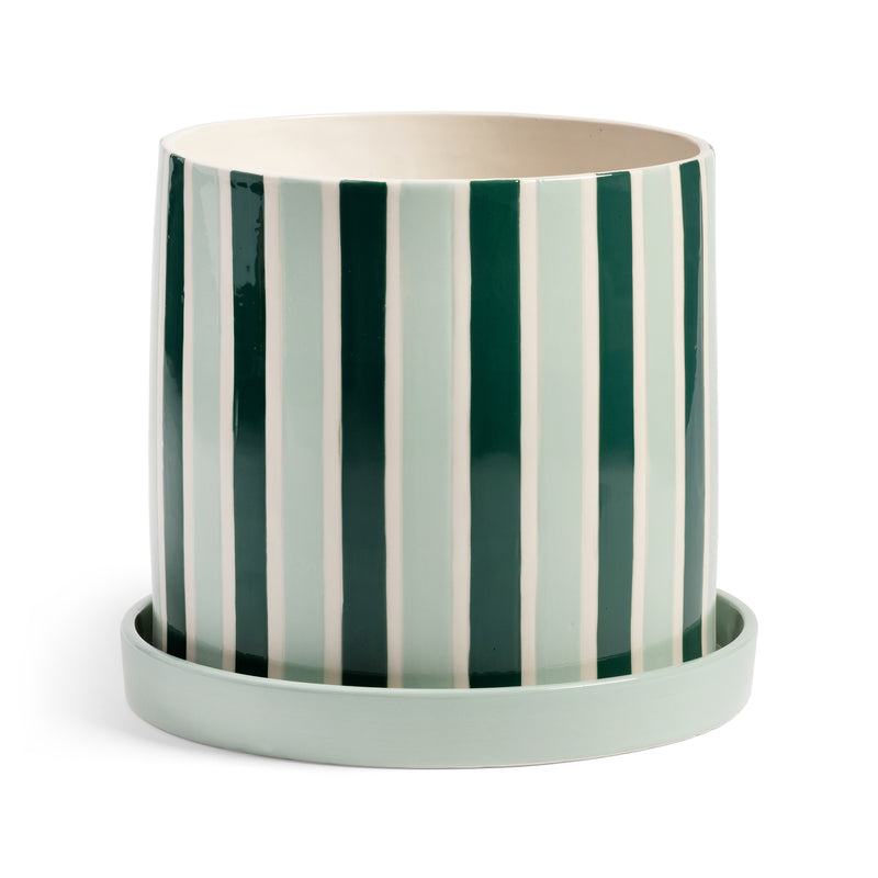 &amp;klevering - Clash Blumentopf | green/white