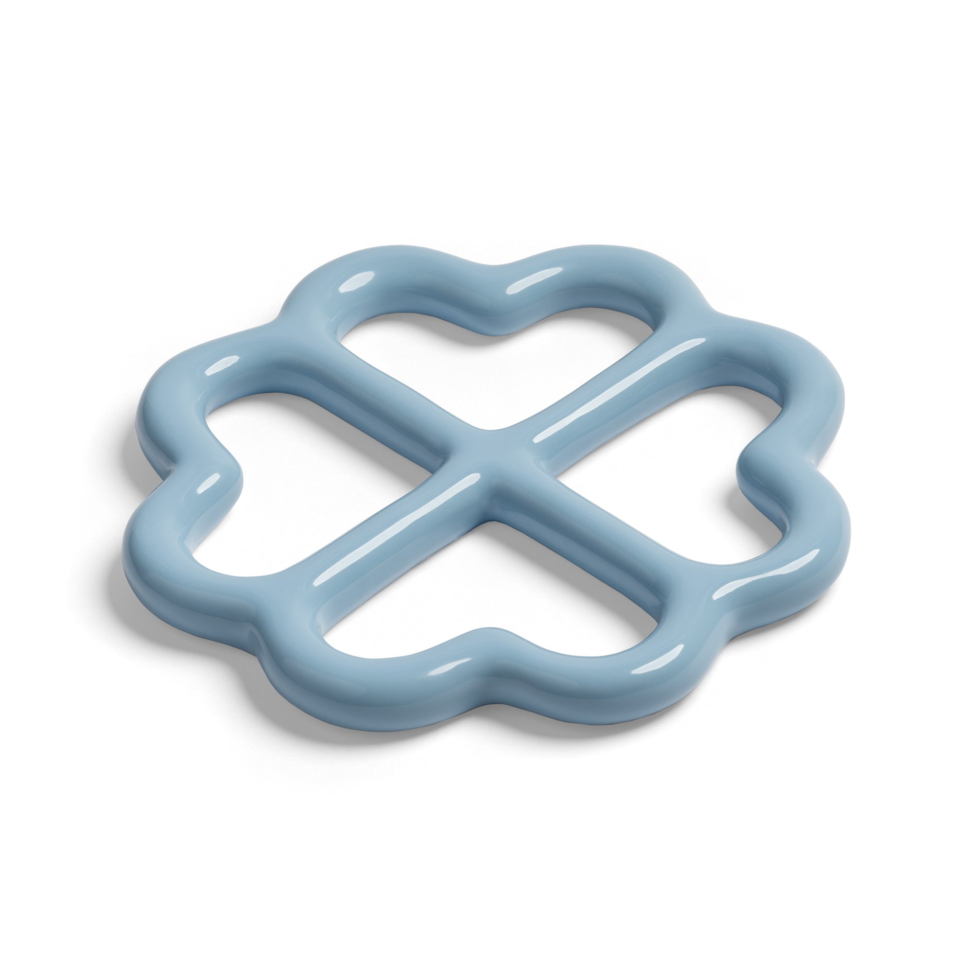 &amp;klevering - Clover Topfuntersetzer | blau