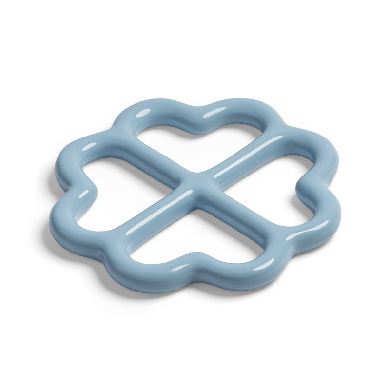 &amp;klevering - Clover Topfuntersetzer | blau