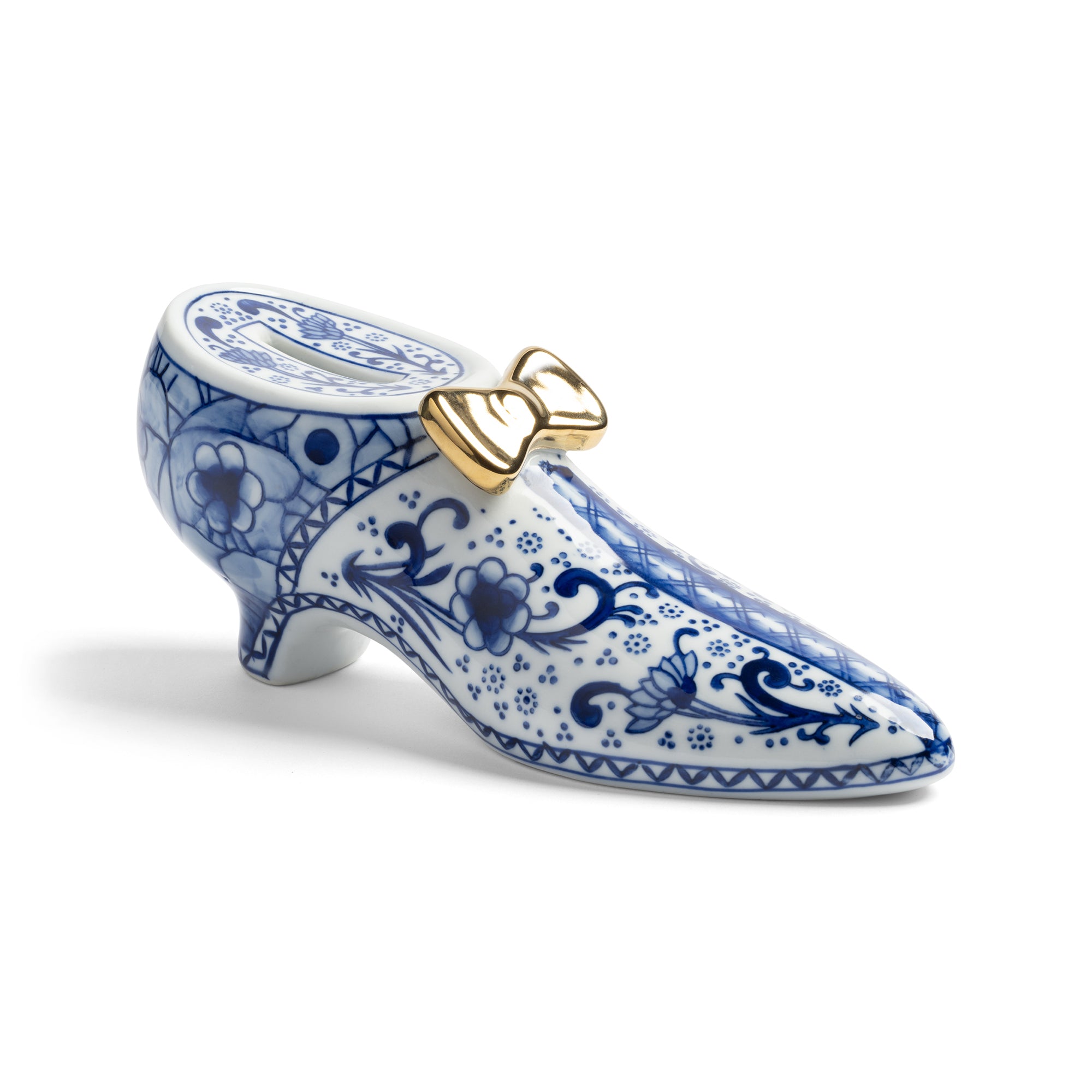 &amp;klevering - Delftware Shoe Spardose | 