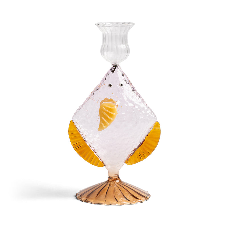 &amp;klevering - Fish Kerzenhalter | pink