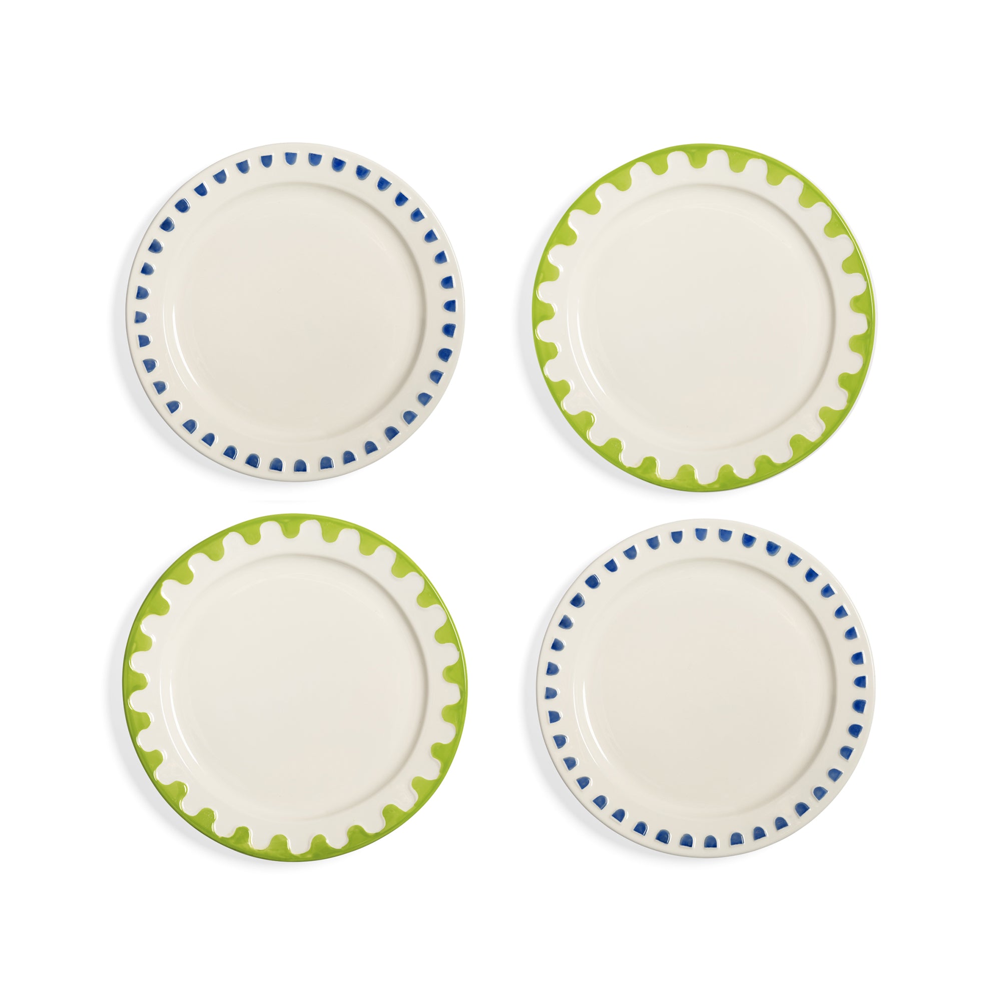 &amp;klevering - Folk Teller (4er-set) | Ø 22,5 cm