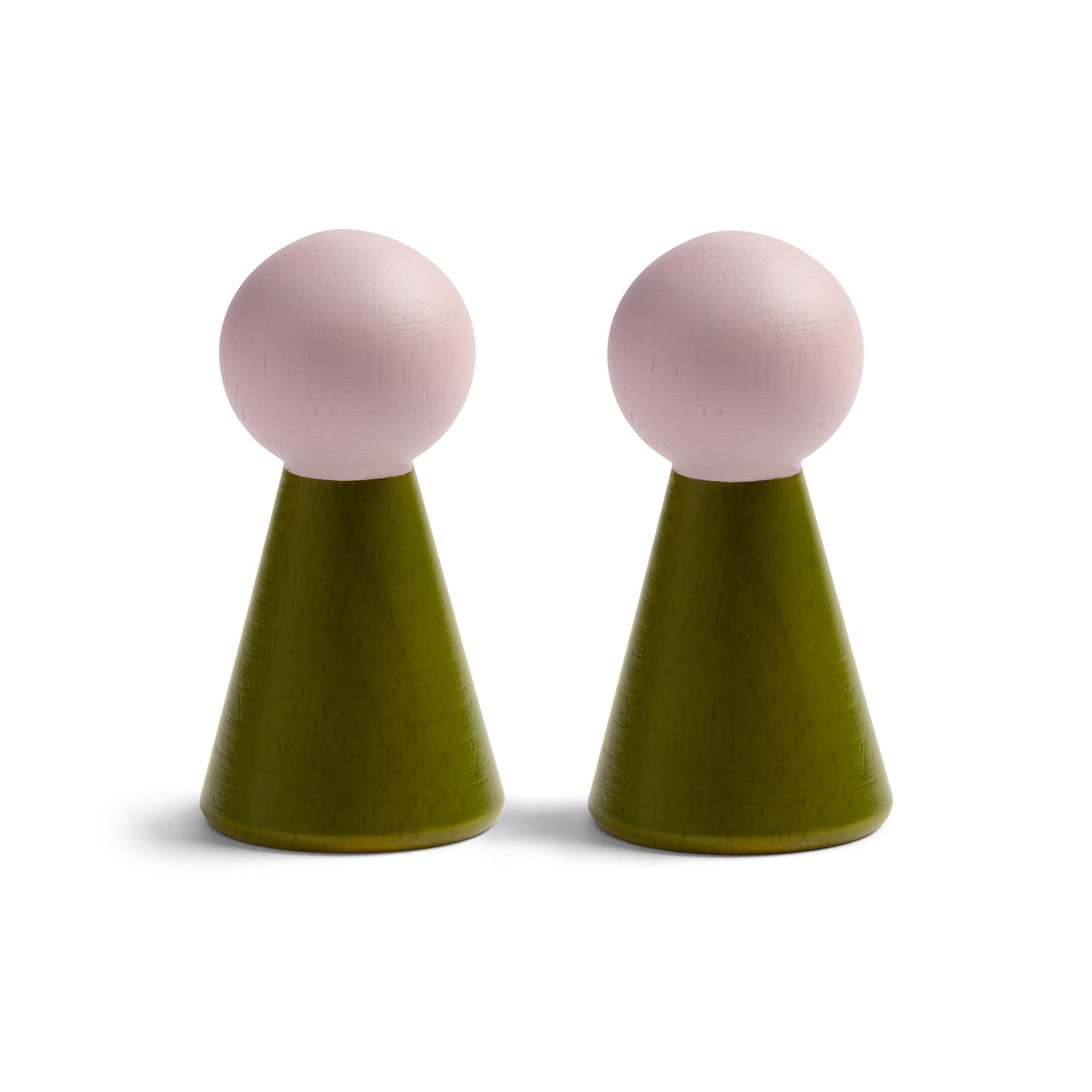 &amp;klevering - Halma Garderobenhaken | green/rose