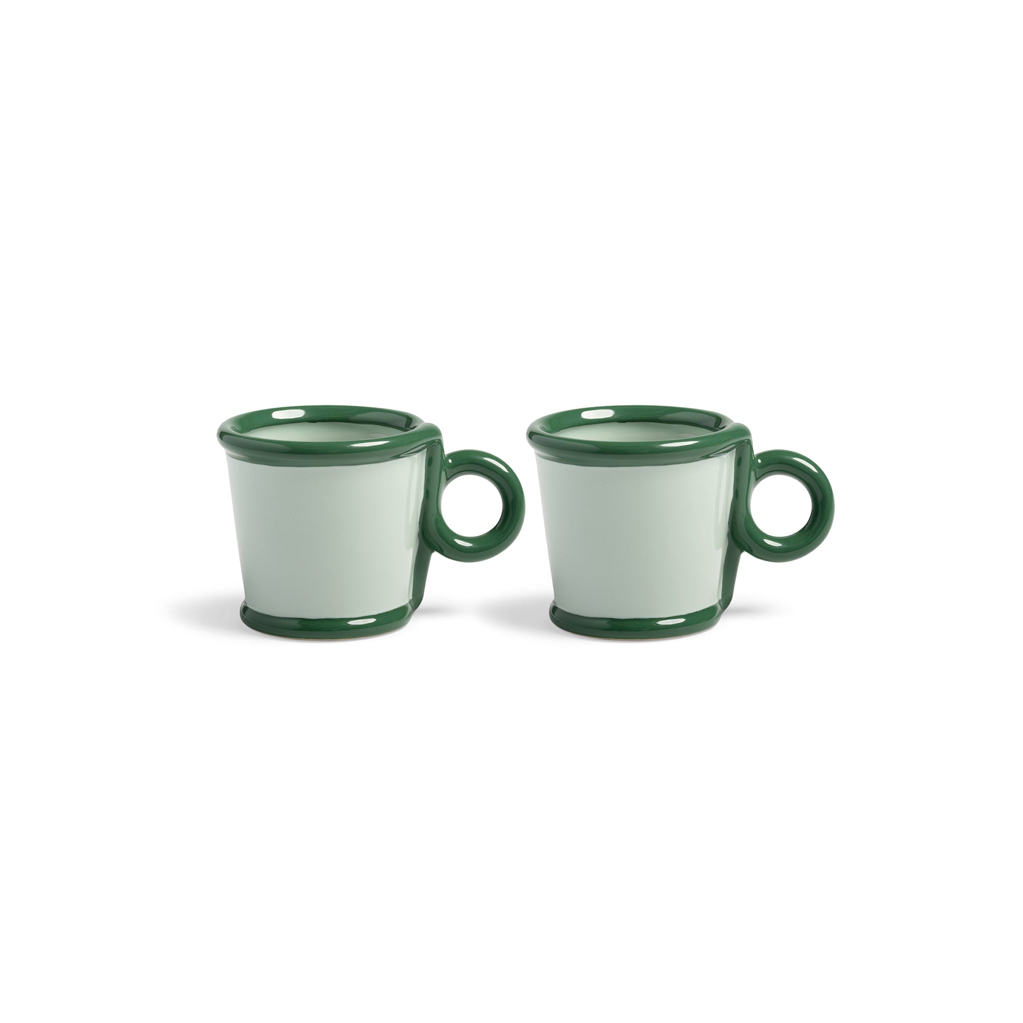 &amp;klevering - Loop Becher mit Henkel 100 ml | gelb