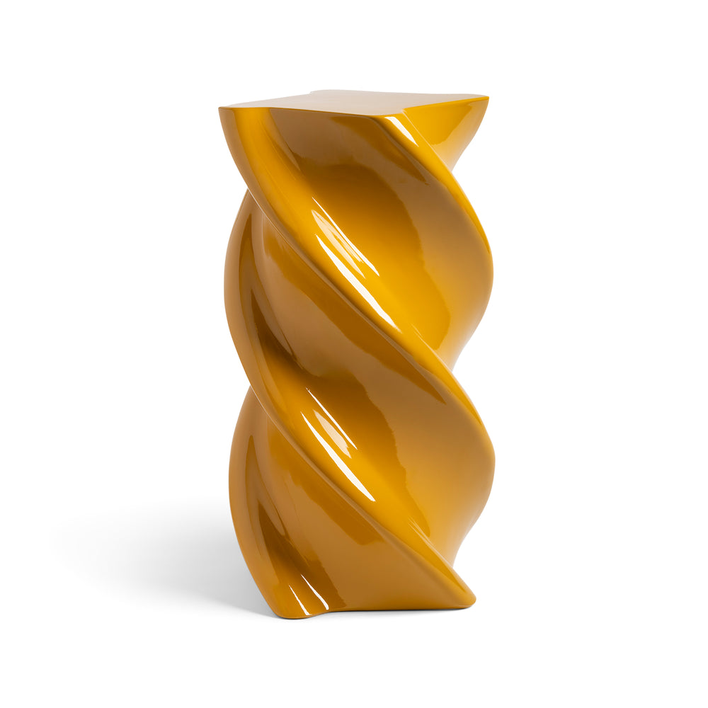 &amp;klevering - Marshmallow Beistelltisch | 54 x Ø 29,5 cm / ocker