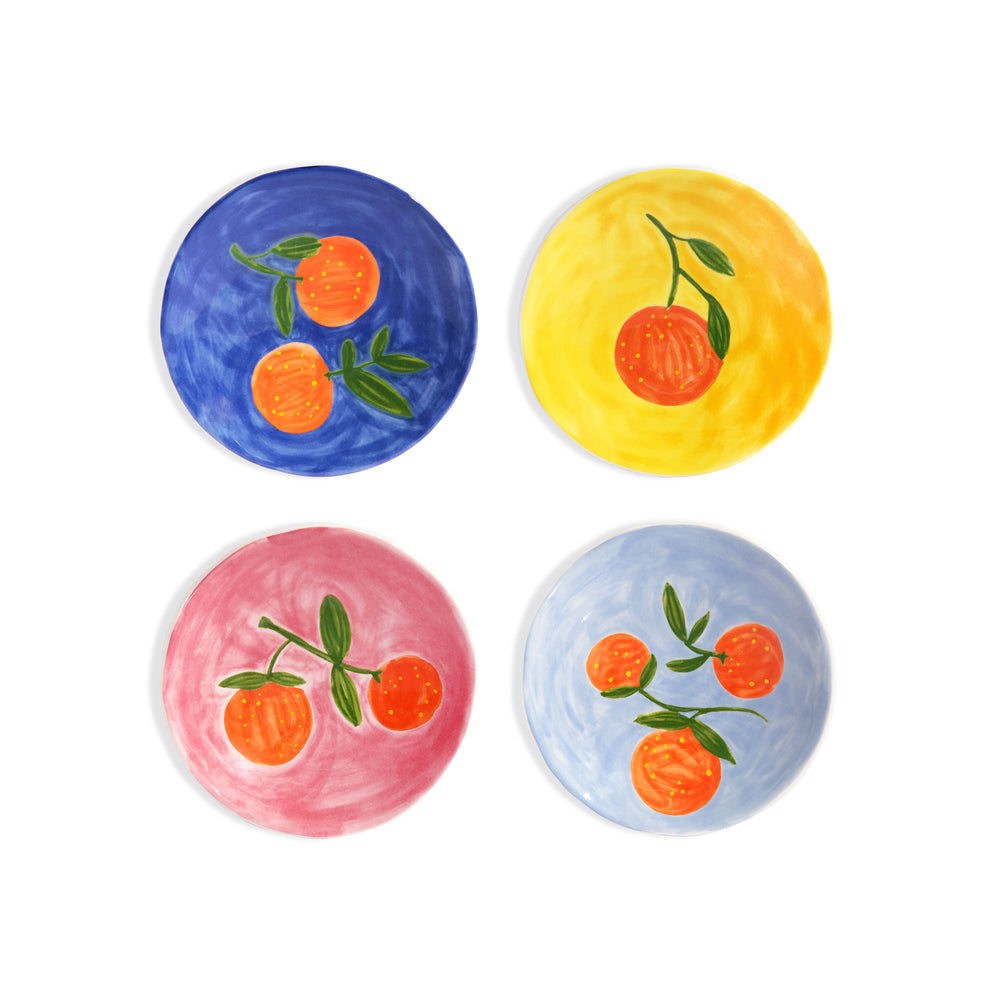 &amp;klevering - Orange Teller | Ø 16 cm