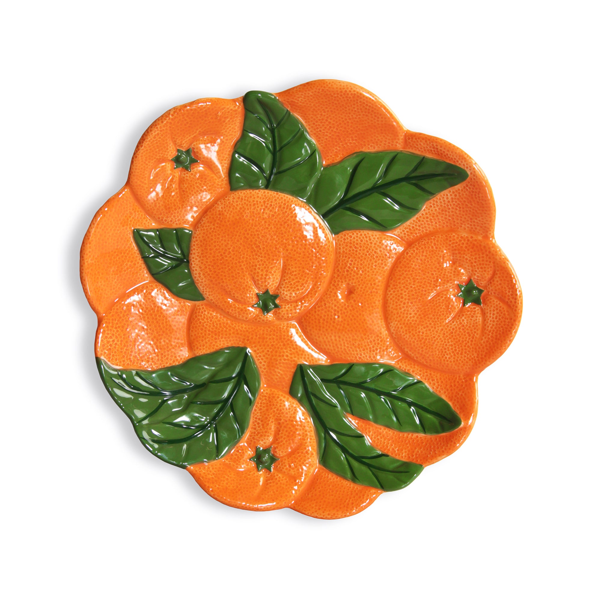 &amp;klevering - Servierplatte Orange | 