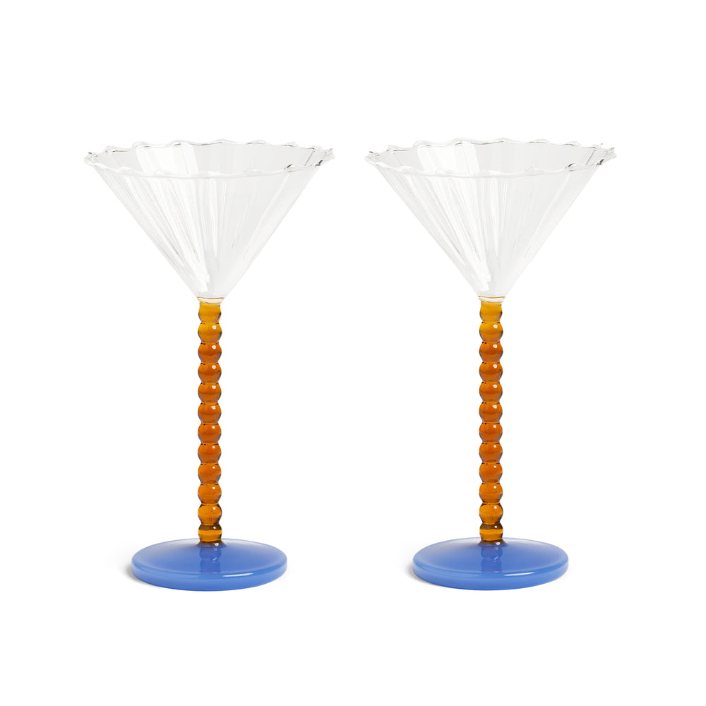 &amp;klevering - Coupe Perle Cocktailglas | caramel