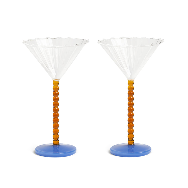 &amp;klevering - Coupe Perle Cocktailglas | caramel