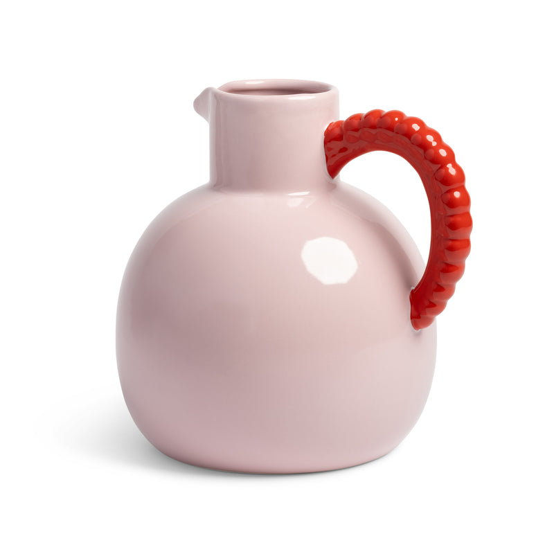 &amp;klevering - Perle Karaffe | pink/red
