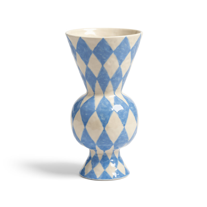 &amp;klevering - Rhombic Vase | blau