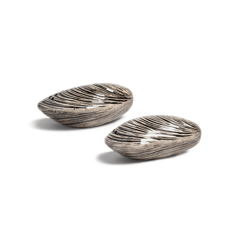 &amp;klevering - Salz- und Pfefferstreuer Mussel | 