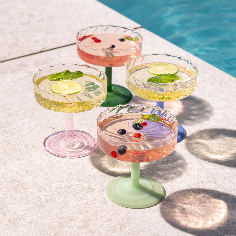 &amp;klevering - Coupe Twirl Champagnerglas