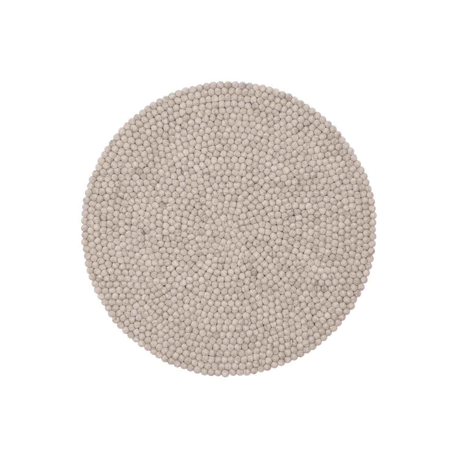myfelt - Béla Filzkugelteppich rund | Ø 90 cm