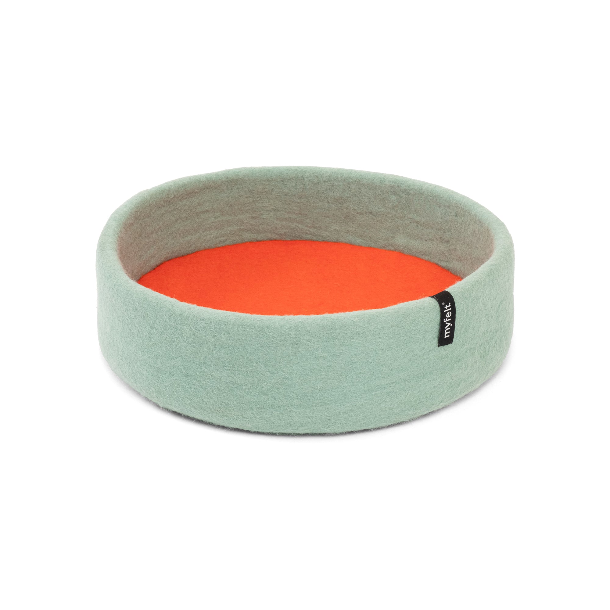 myfelt - Fine Hundekorb | Ø 40 cm / rotorange