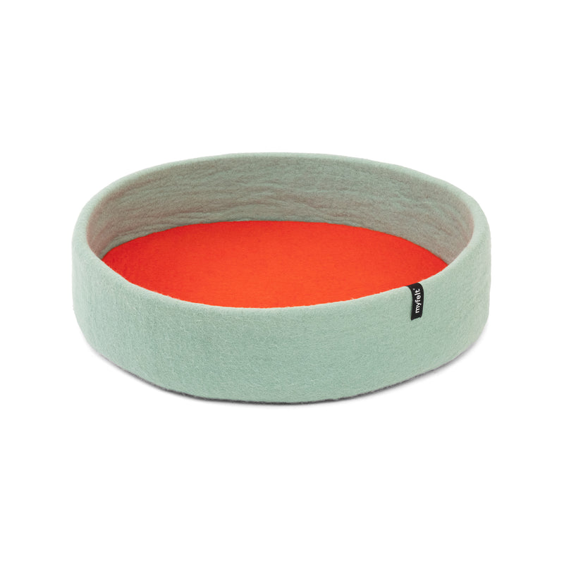 myfelt - Fine Hundekorb | Ø 60 cm / rotorange