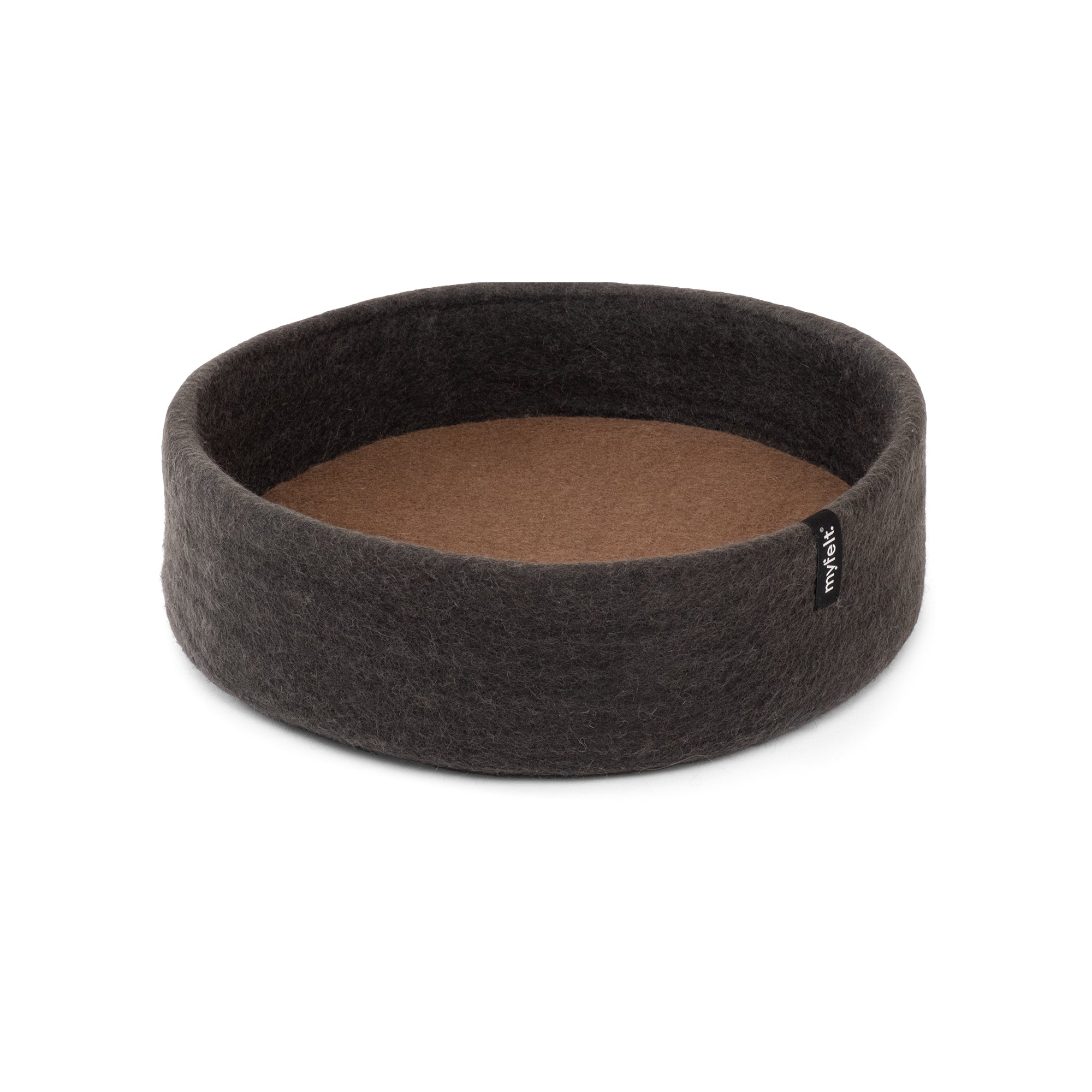 myfelt - Kuno Hundekorb | Ø 40 cm / braun