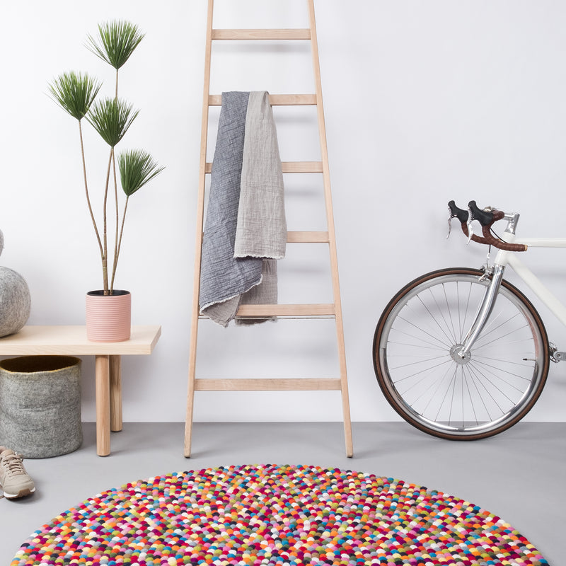 myfelt - Lotte Filzkugelteppich rund