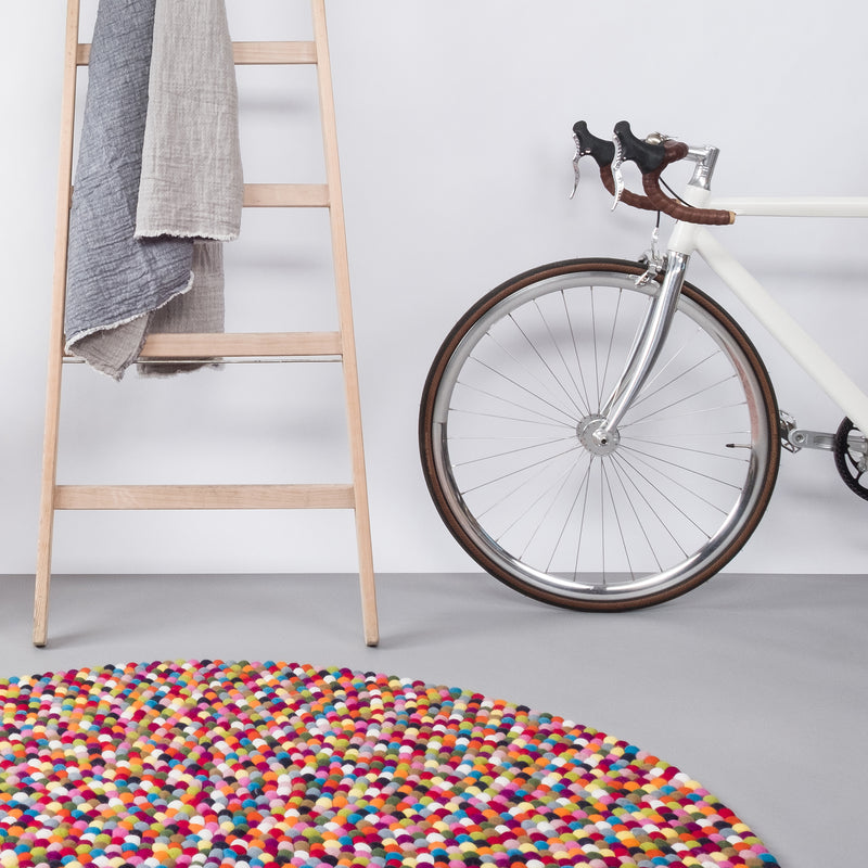 myfelt - Lotte Filzkugelteppich rund