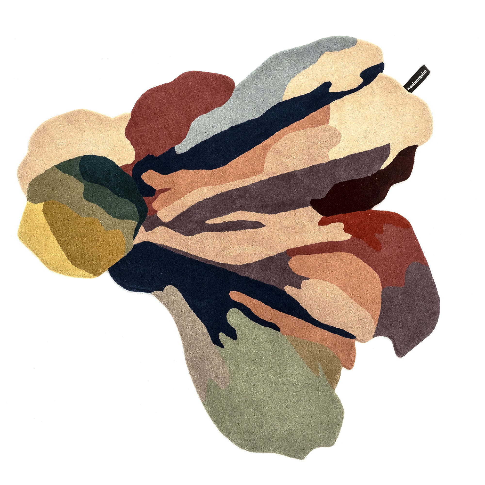 nanimarquina - Flora Bloom Teppich | 150 x 166 cm / Bloom 1