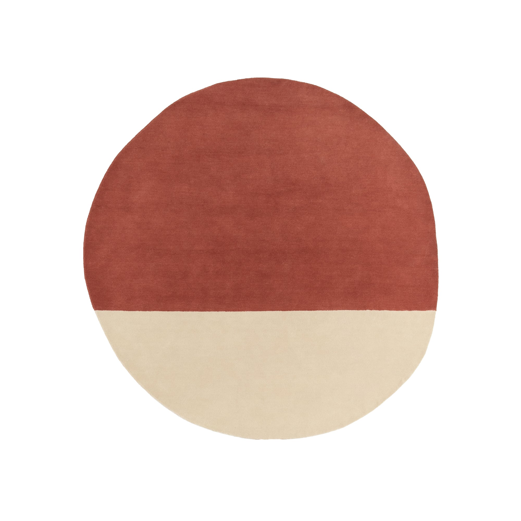 nanimarquina - Pearl Wollteppich | 150 x 148 cm / brick