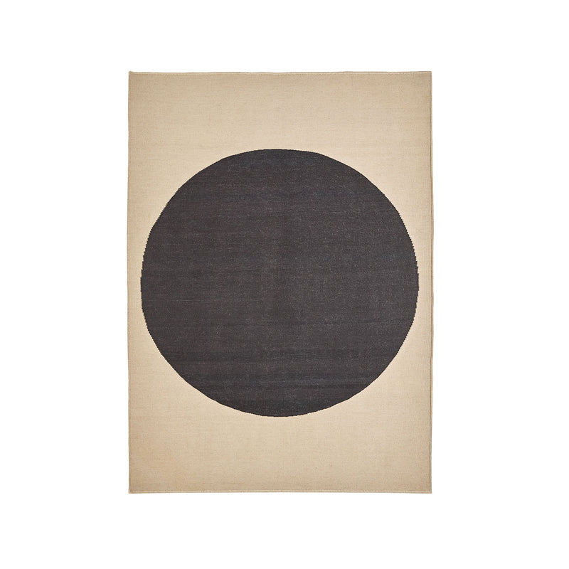 nanimarquina - Topo Wollteppich | 170 x 240 cm / schwarz