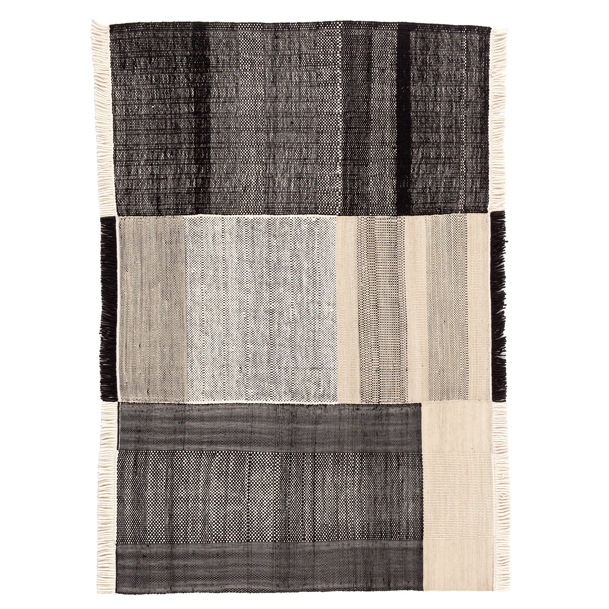 nanimarquina - Tres Outdoor-Teppich | 200 x 300 cm / schwarz