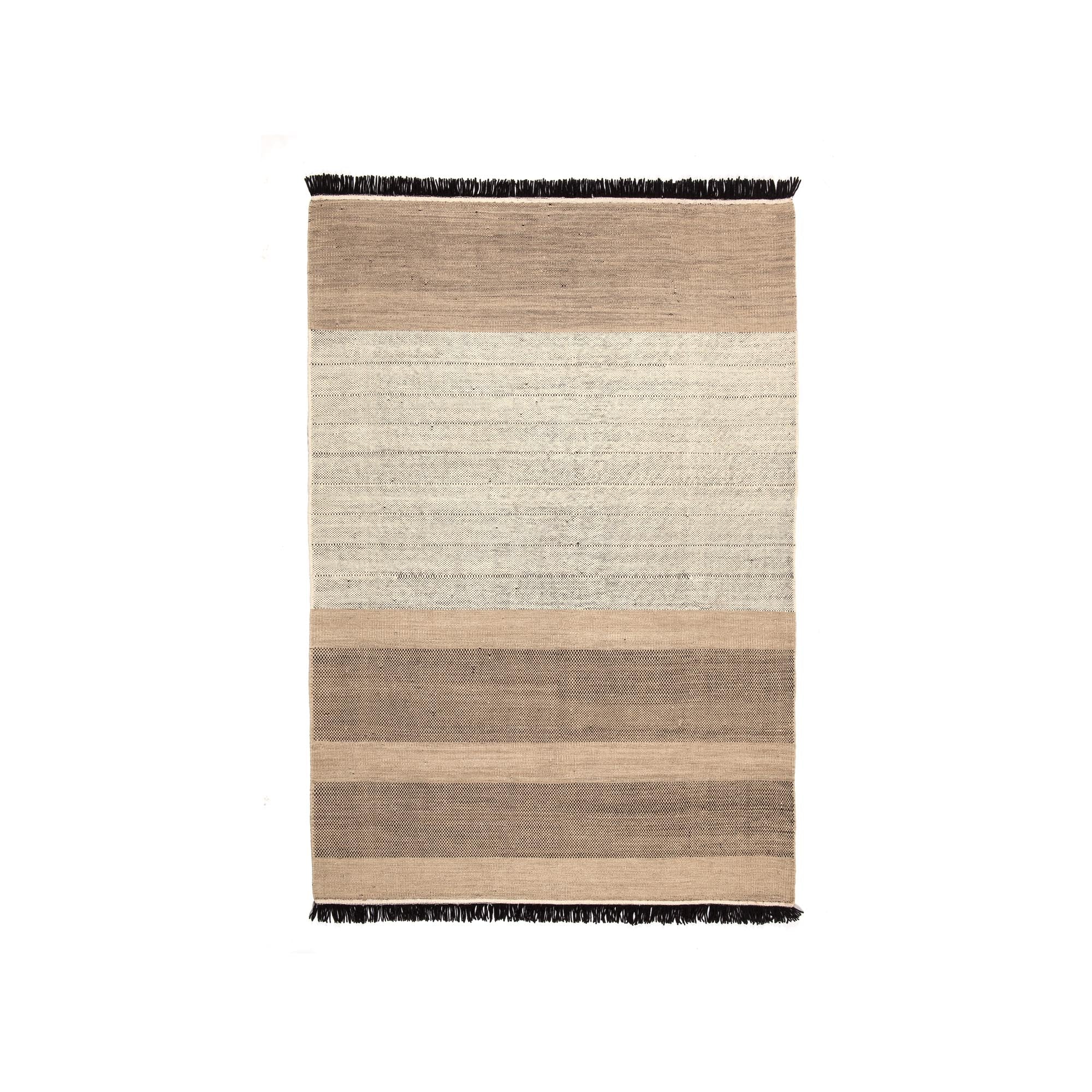 nanimarquina - Tres Teppich | 170 x 240 cm / schwarz