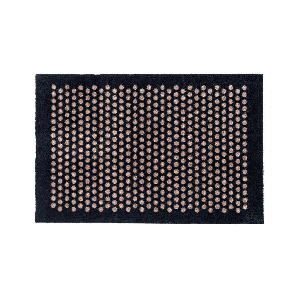 tica copenhagen - Dot Fußmatte | 60 x 90 cm / sand/schwarz