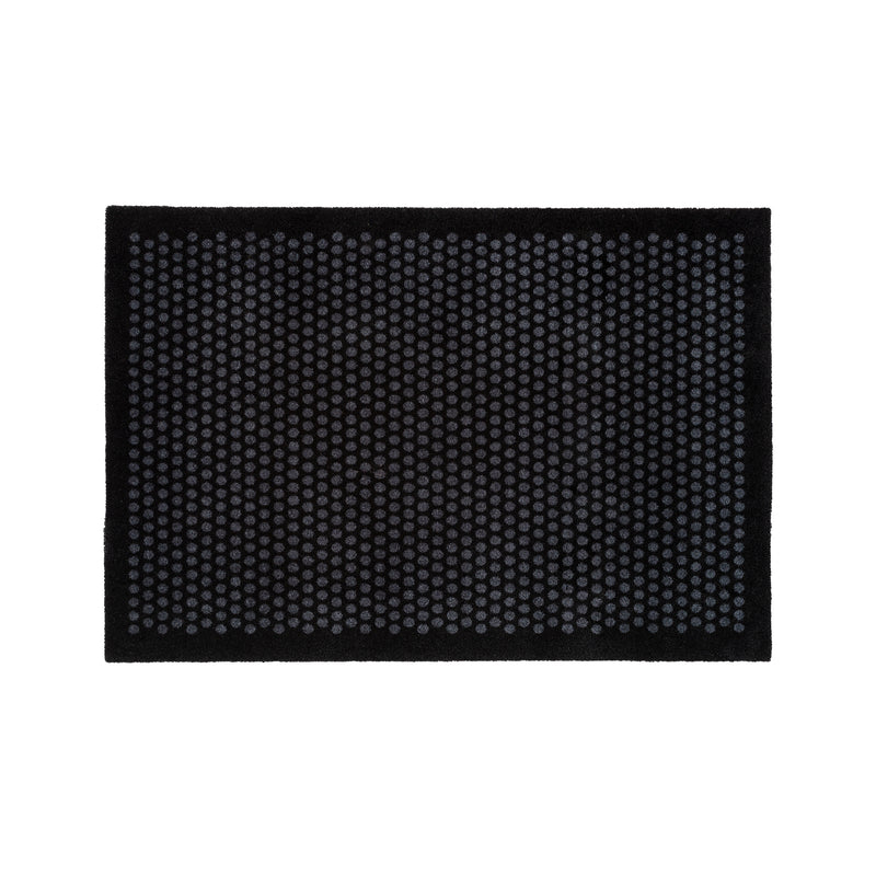 tica copenhagen - Dot Fußmatte | 90 x 130 cm / schwarz/grau