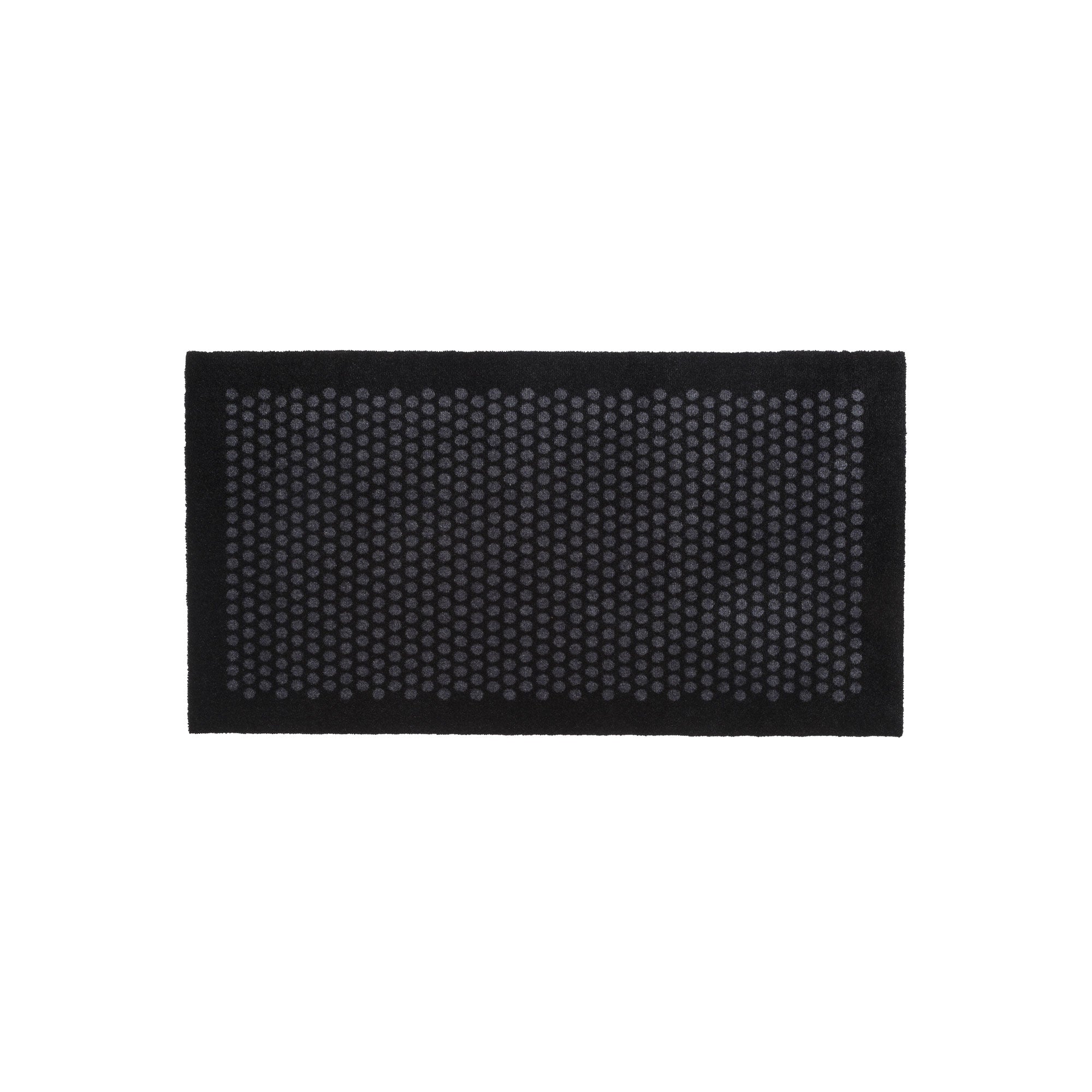 tica copenhagen - Dot Fußmatte | 67 x 120 cm / schwarz/grau