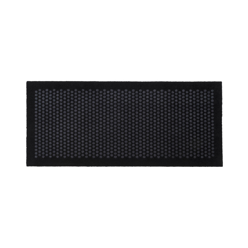 tica copenhagen - Dot Fußmatte | 67 x 150 cm / schwarz/grau