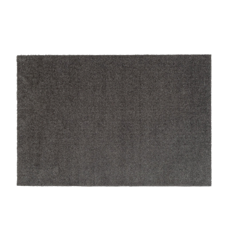 tica copenhagen - Fußmatte Unicolor | 60 x 90 cm / stahlgrau