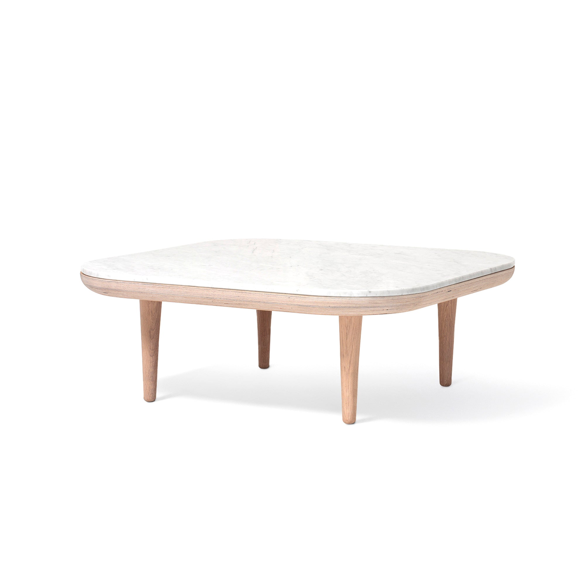 &amp;Tradition - Fly Couchtisch | 80 x 80 cm / Marmor Bianco Carrera